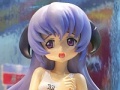白スクなオヤシロ様「ひぐらしのなく頃に解 羽入 組立式フィギュア」展示